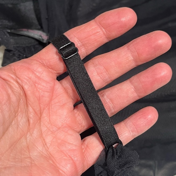 VTG Victoria’s Secret Sexy Little Things Ruffled Babydoll Top Bustier 36C Sequin - Picture 10 of 15